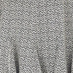 Womens Tulip Skirt Size 14 Black White Chevron Knee Length Susan Bristol